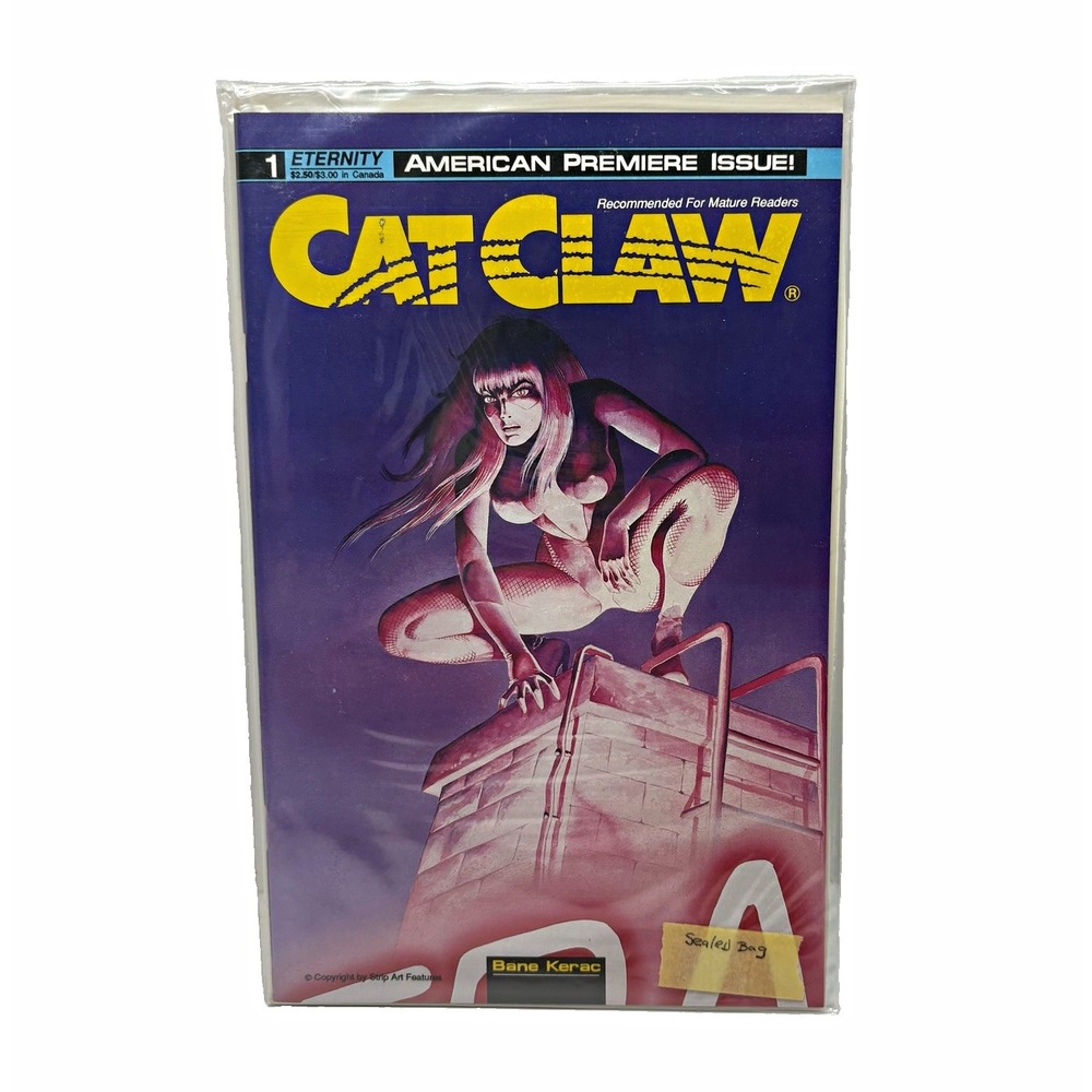 Eternity Cat Claw #1 American Premiere Issue Comic Book Bane Kerac Cover